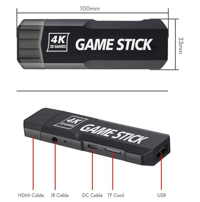 Wireless 4K Tv Game Console With 40K Games 128G Storage-1915197807367688194