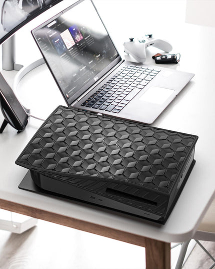 Protective Hard Case For Sony Ps5 Cd-Rom Console - Honeycomb Shell-1915197124790849540