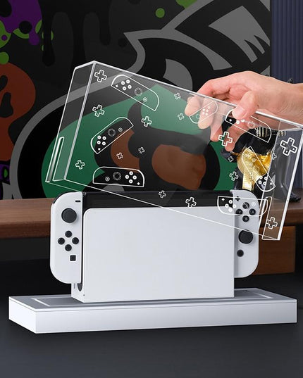 Nintendo Switch Oled Display Base With Luminous Light - Compact And Stylish-1922443459218771970