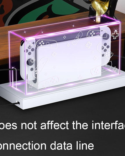 Nintendo Switch Oled Display Base With Luminous Light - Compact And Stylish-1922443459218771971