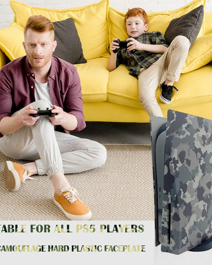 Camouflage Shell Protective Cover For Ps5 Cd-Rom Console-1915198237019607044