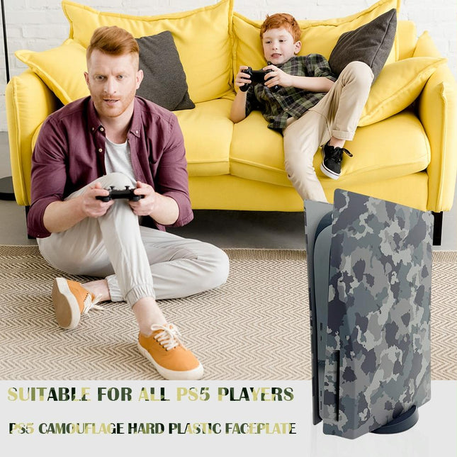 Camouflage Shell Protective Cover For Ps5 Cd-Rom Console-1915198237019607044