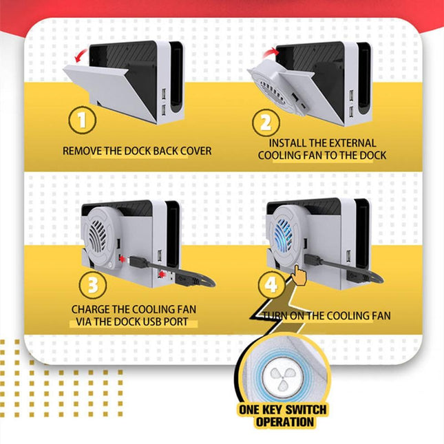 Oled Cooling Fan With Storage Base For Switch-1922443394349666311