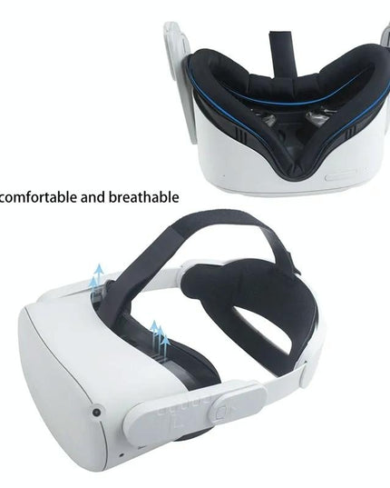 Anti-Sweat Eye Mask For Meta Quest 2 Vr Headset - Black-1922443386053332995
