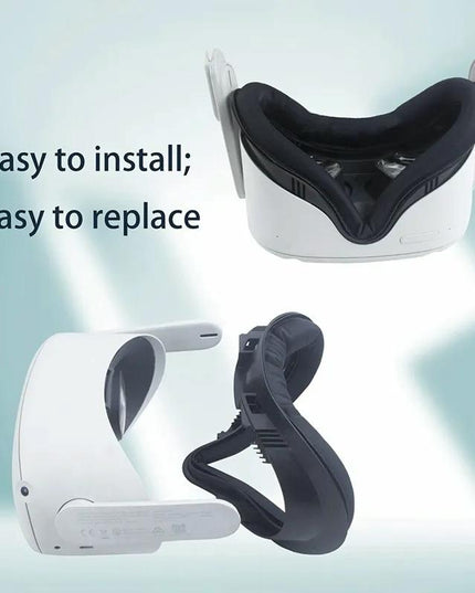 Anti-Sweat Eye Mask For Meta Quest 2 Vr Headset - Black-1922443386053332996
