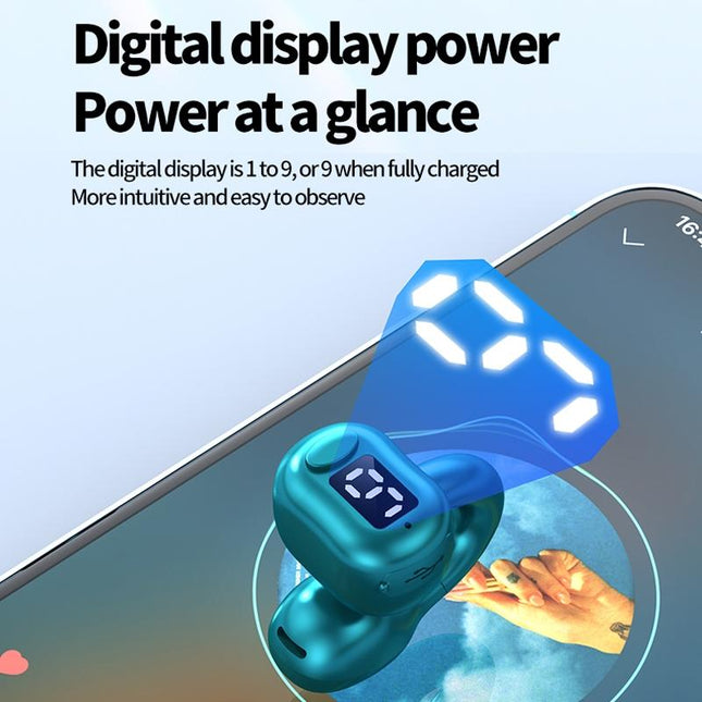 Waterproof Bluetooth Earphones With Ear Clip - M10-1915197436352139267