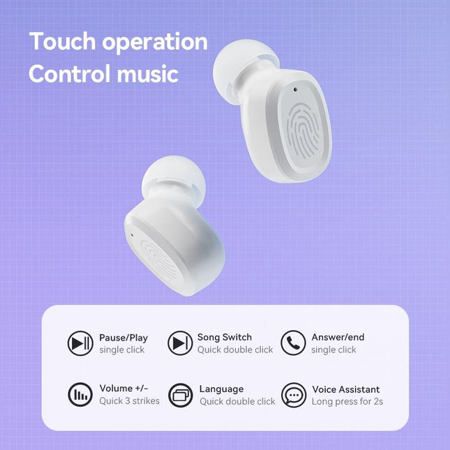 Wireless Bluetooth Earphones With Charging Case - Stereo Sound-1915197798924554244