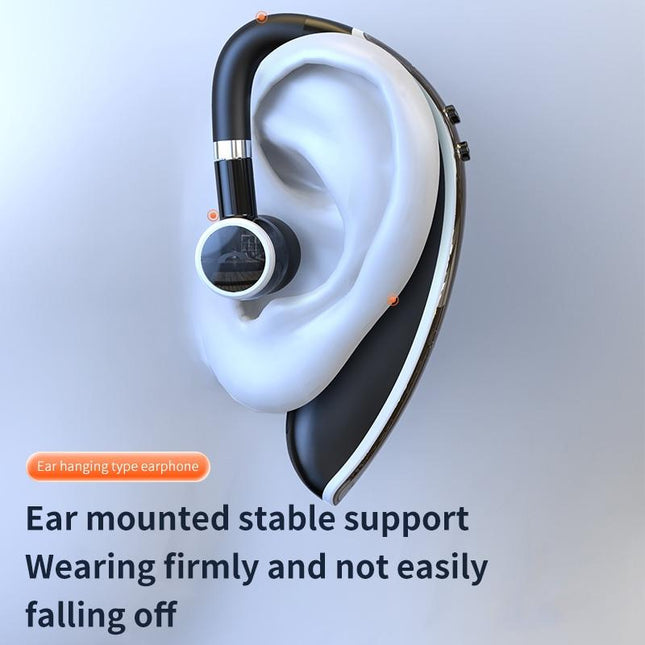 Universal Bluetooth Earphone - Single-Ear Rotating Black / White-1915196828530380803