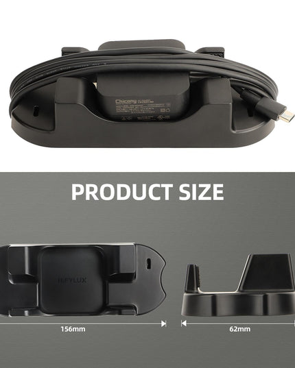 Steam Deck Console Base With Mobile Phone Bracket - Black-1915196969068924930