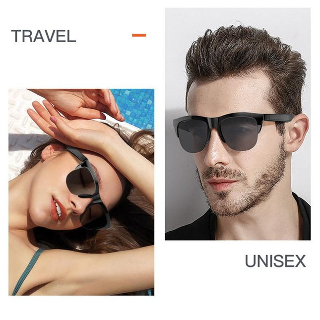 Bluetooth 5.3 Smart Sunglasses With Wireless Headset And Anti-Glare Protection-1915198115951022085