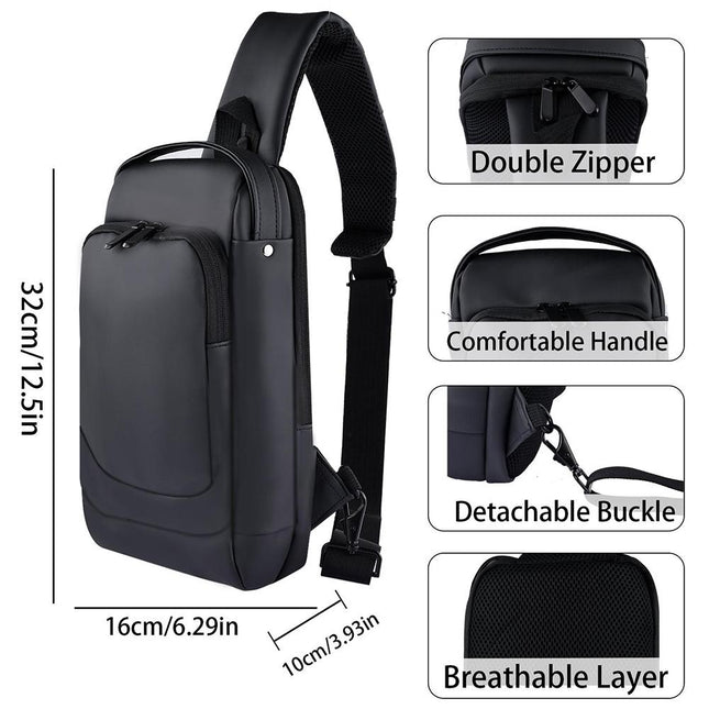 Steam Deck Crossbody Carry Bag - Black-1915196905344864259