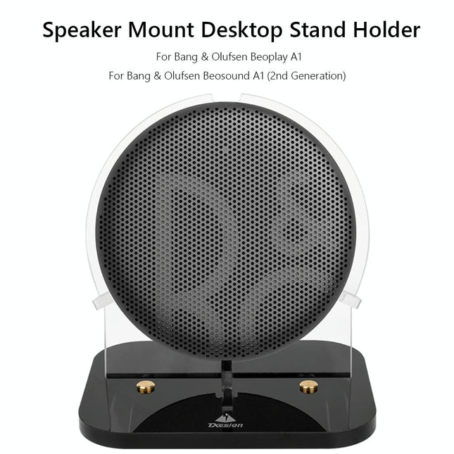 Acrylic Desktop Stand For B & O Beoplay A1 / Beosound A1 2Nd Speaker - Black-1915196935820677124