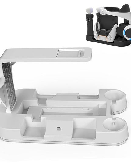 Multifunctional Ps5 / Move / Vr Charging Stand - White-1915196820670255111