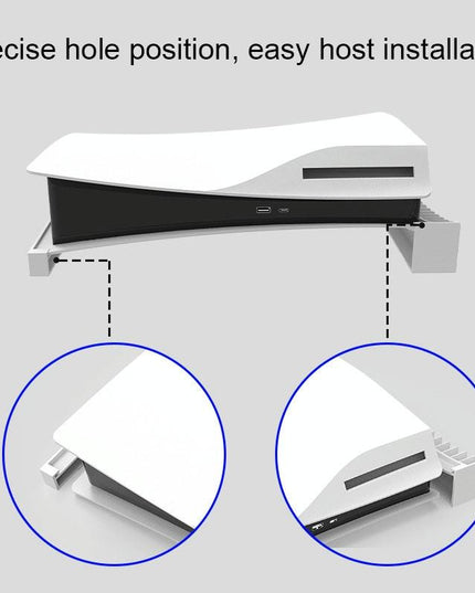 Sony Ps5 Horizontal Bracket For Optical / Digital Version - White-1915196940769955844