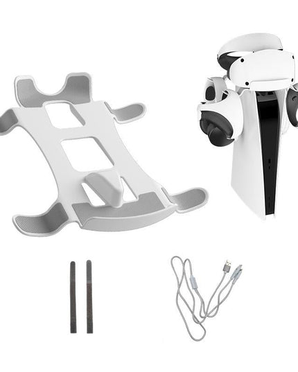 Ps5 / Psvr2 Headphone Storage Bracket With Charging Cable And Indicator Light - White-1915196964123840512