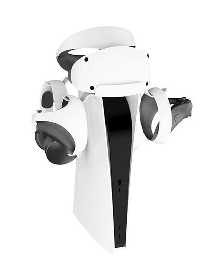 Ps5 / Psvr2 Headphone Storage Bracket With Charging Cable And Indicator Light - White-1915196964123840516
