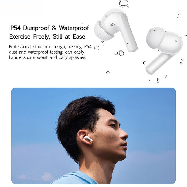 Waterproof Redmi Buds 4 Vitality Wireless Earphone With Bluetooth Calling And Noise Reduction - White-1915196832456249348