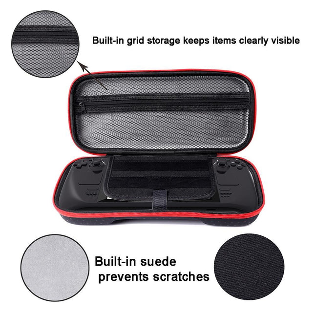 Waterproof Steam Deck Storage Bag With Interlayer - Black-1915196965633789956