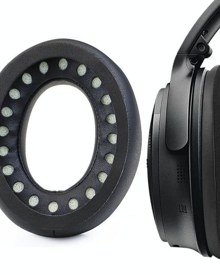 Bose Gel Ice Earmuffs - 1 Pair Black - Qc35 / Qc45 / Qc25 / Qc15 / Ae2 / Soundlink2-1915196839582371845