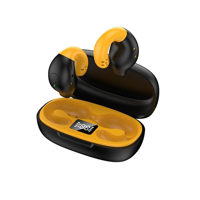 Wireless Ear Clip Bluetooth Headset With Led Display - Noise Reduction-1915196861329838080