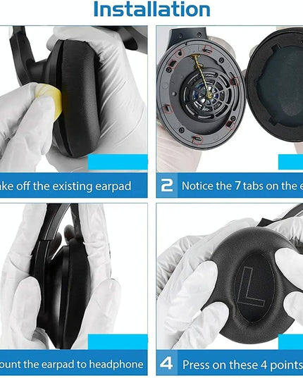 Leather Earpads For Anker Soundcore Life Q20 - 1 Pair-1915198383165935621