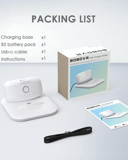 Quest 3 Head Strap Charger With Magnetic Dock For B2 Battery Pack-1915197216797102085