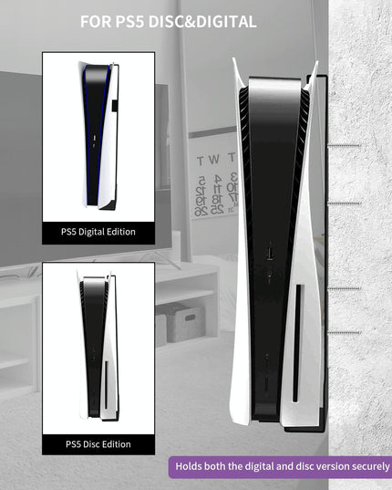 Wall Bracket Storage Hook For Ps5 Game Console-1915198243218788354