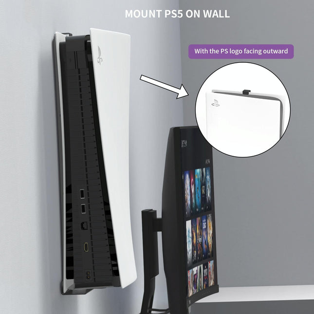 Wall Bracket Storage Hook For Ps5 Game Console-1915198243218788355