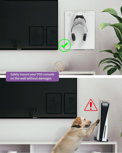 Wall Bracket Storage Hook For Ps5 Game Console-1915198243218788356