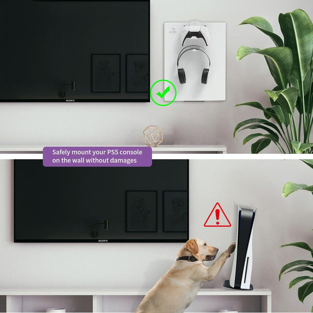 Wall Bracket Storage Hook For Ps5 Game Console-1915198243218788356