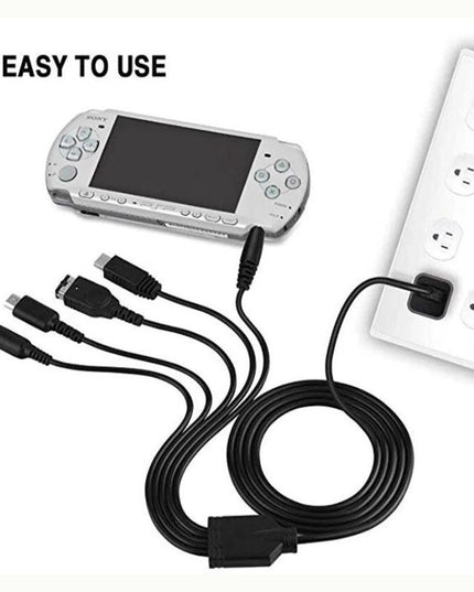 Universal 5-In-1 Usb Charger For Wii U 3Ds Nds Psp-1915198051509735425