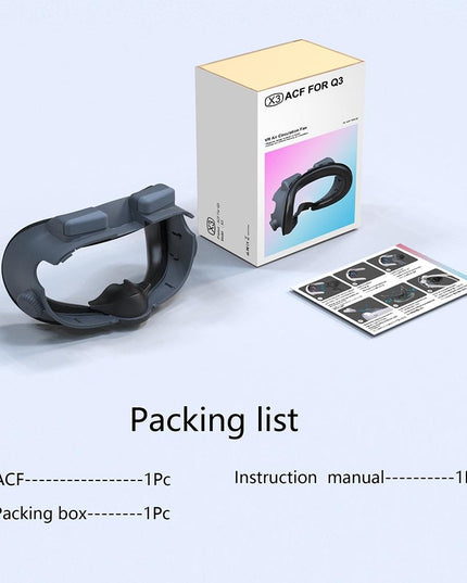 Soft Adjustable Vr Eye Mask Set For Meta Quest 3-1915197729559154696
