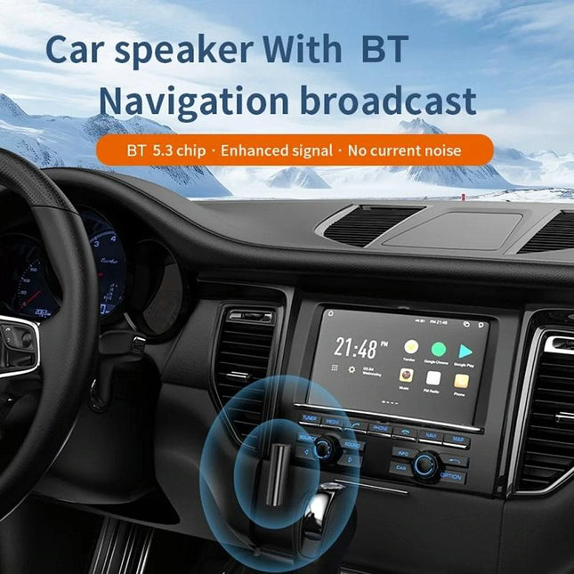 Wireless Car Audio Adapter With Bluetooth 5.3 And Tf Playback-1915198249480884227