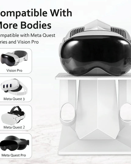 Universal Vr Headset Stand For Apple Vision Pro And Meta Quest 3 2-1922443402440478722