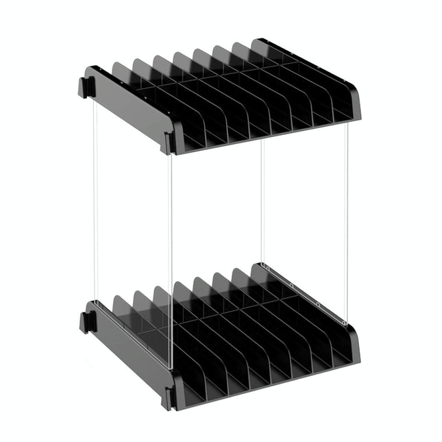 Wall-Mounted Game Card Cd Storage Bracket - Black-1915196932880470016