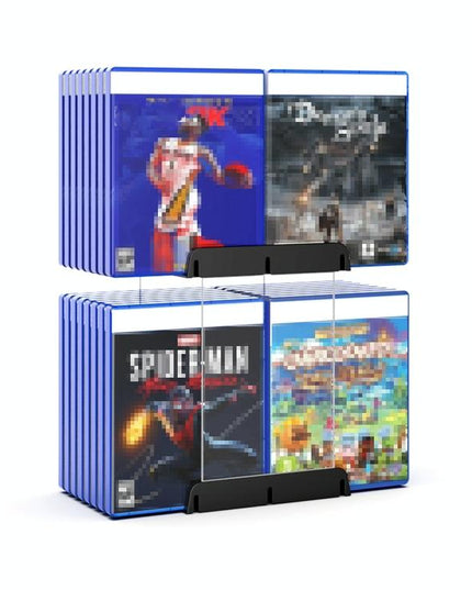 Wall-Mounted Game Card Cd Storage Bracket - Black-1915196932880470017