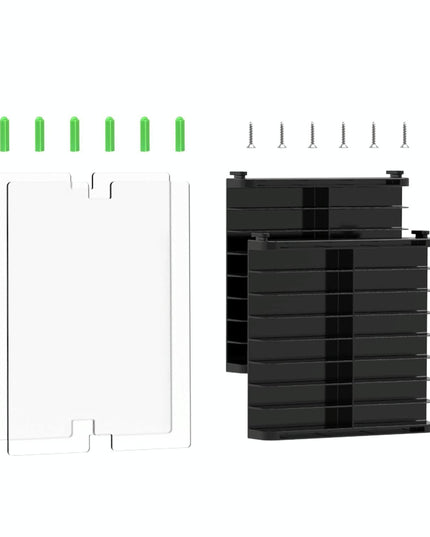 Wall-Mounted Game Card Cd Storage Bracket - Black-1915196932880470018