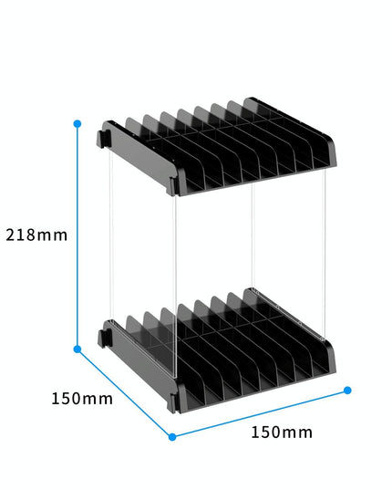 Wall-Mounted Game Card Cd Storage Bracket - Black-1915196932880470019
