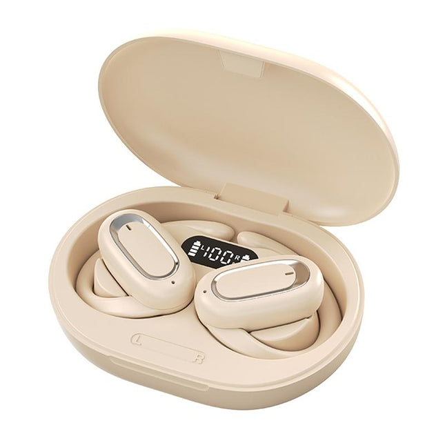 Adjustable Wireless Bluetooth Earphones With Noise Reduction - Skin-Colour-1915196858414796800