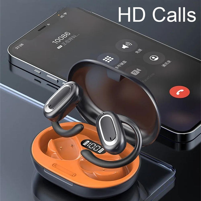 Adjustable Wireless Bluetooth Earphones With Noise Reduction - Skin-Colour-1915196858414796809