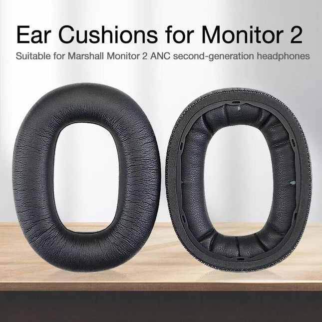 Soft Leather Headset Sponge Cover For Marshall Monitor 2 - 1 Pair-1915198288441774083