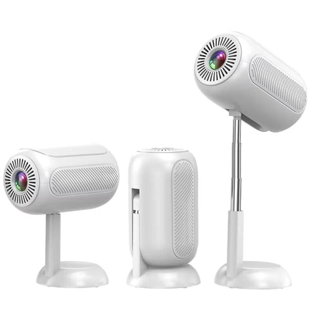 Android 11 Wifi6 4K Mini Projector With Hidden Lift And Gimbal - White-1915196657172090880