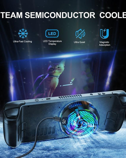 Steam Deck Oled Game Console With Digital Display And Metal Heat Sink-1915197599351181314