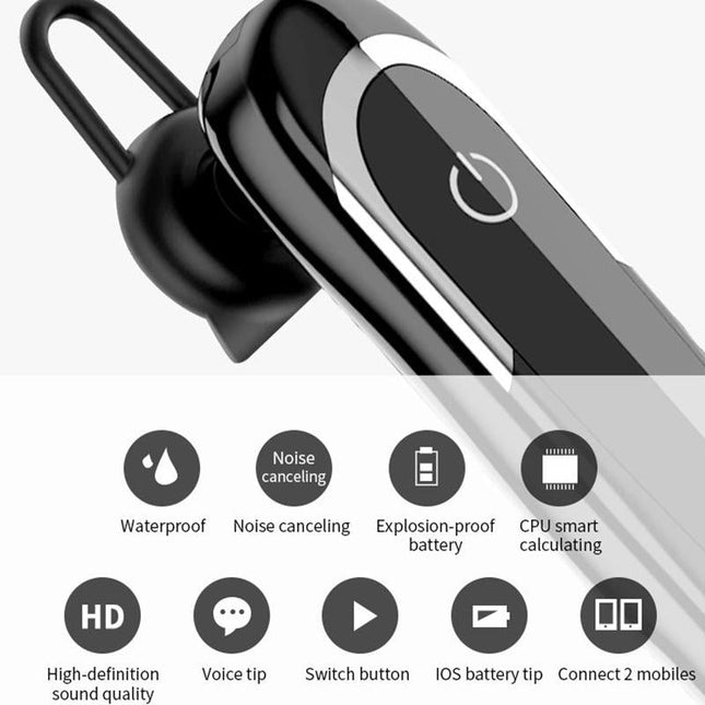 Waterproof Bluetooth Earphone With Noise Cancelling-1915196770938392578