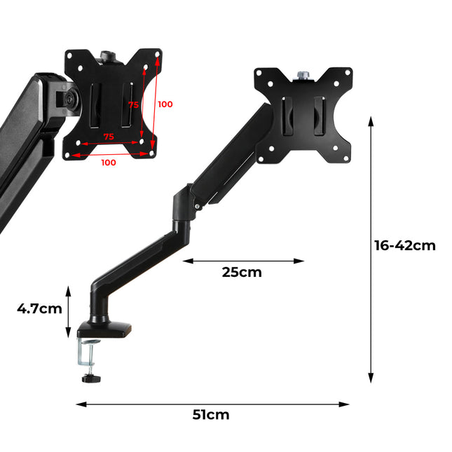 Traderight Monitor Stand Single Arm  for 13"-32"-1954802401001213954
