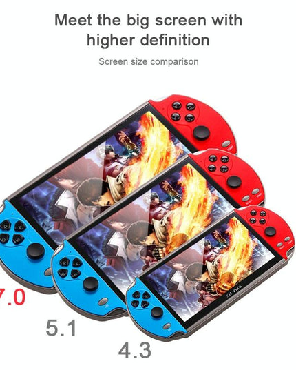 7 Retro Handheld Game Console With 16Gb Memory - Mp4 / E-Book Support-1915196585843757061