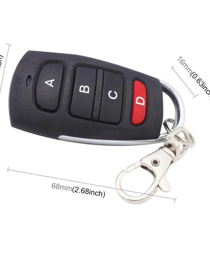 4-Button Wireless Copy Remote Control Transmitter - 433Mhz-1915196731205750786