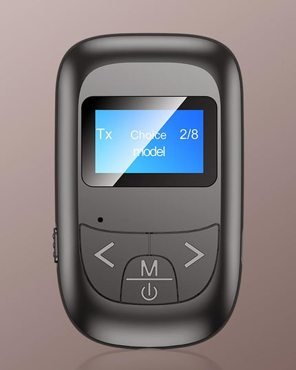 2-In-1 Bluetooth Adapter With Lcd Display - Black-1915196712738230272