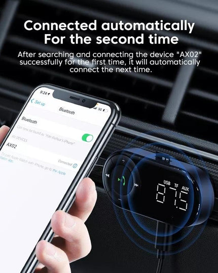 Wireless Car Bluetooth 5.2 Audio Receiver With Hands-Free Calling-1915197015281766404