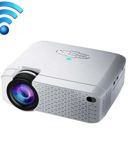 Portable Home Theater Projector - 1600 Lumens Hd Silver-1915196597466173441